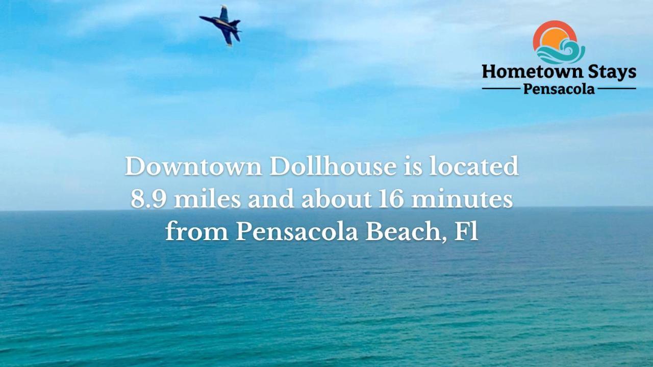 Вилла Downtown Dollhouse Пенсакола Экстерьер фото